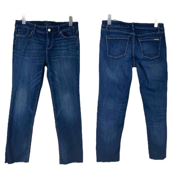 White House Black Market Jeans The Slim Crop Mid Rise Dark Wash Women’s Size 2 - Picture 6 of 6